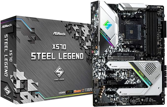 71Oaa68MvkL. AC SX679  - ASRock Placa base AM4/X570 Steel Legend/4DDR4/HDMI/DP/R45